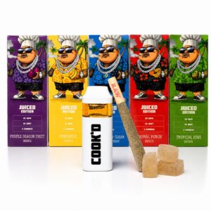 Cook’d Purple Dragon Disposable Vape 2g 3 in 1 juice edition