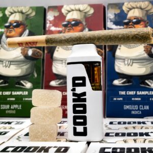 Cook’d Gasius Clay 2g disposable vape 3 in 1 Juice Edition device